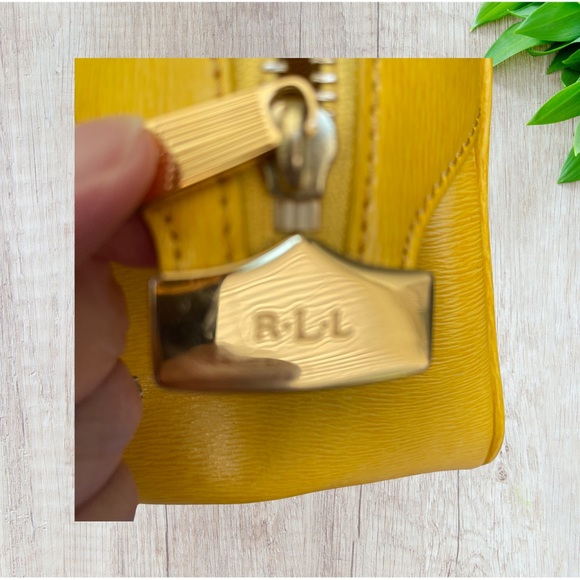 RALPH LAUREN (RLL) LEATHER HANDBAG - Picture 5 of 11